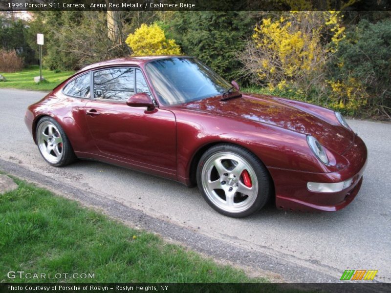 Arena Red Metallic / Cashmere Beige 1996 Porsche 911 Carrera