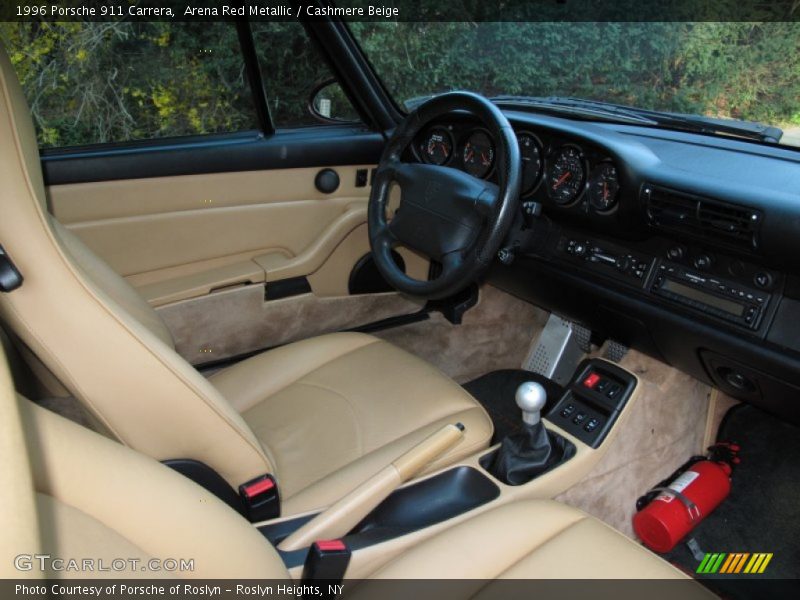 Arena Red Metallic / Cashmere Beige 1996 Porsche 911 Carrera