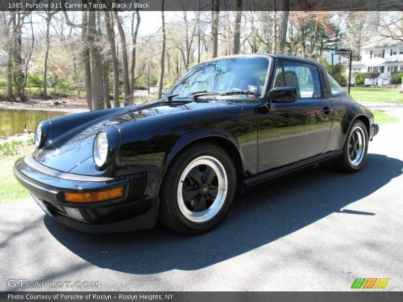 Black / Black 1985 Porsche 911 Carrera Targa