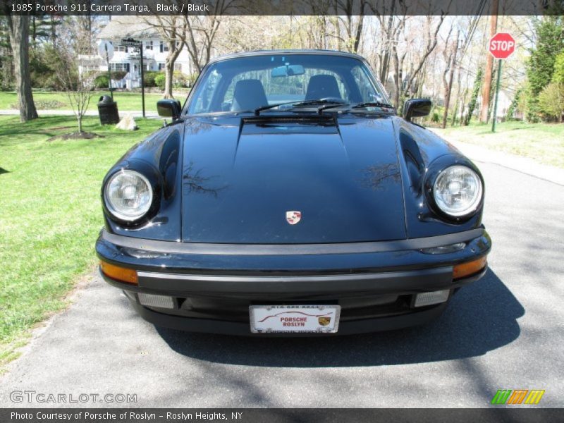 Black / Black 1985 Porsche 911 Carrera Targa