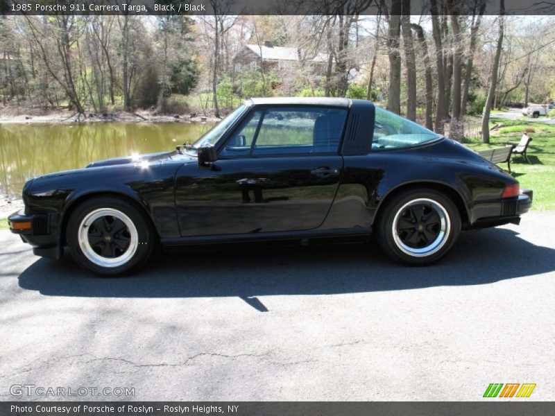 Black / Black 1985 Porsche 911 Carrera Targa