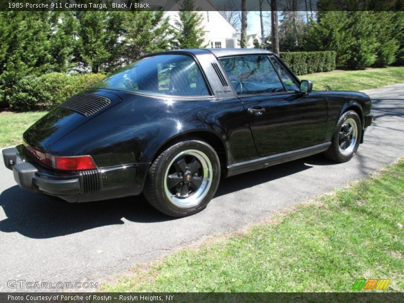 Black / Black 1985 Porsche 911 Carrera Targa