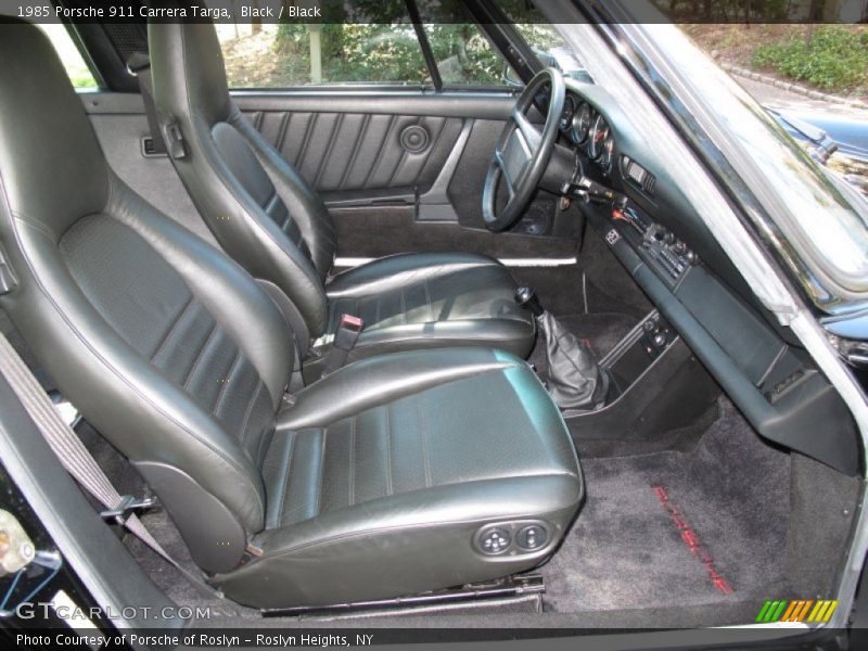 Front Seat of 1985 911 Carrera Targa