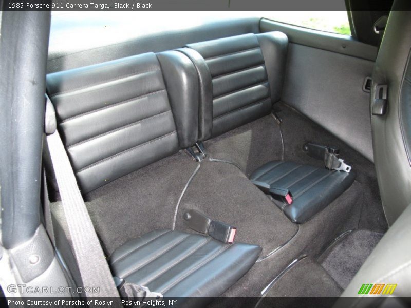 1985 911 Carrera Targa Black Interior
