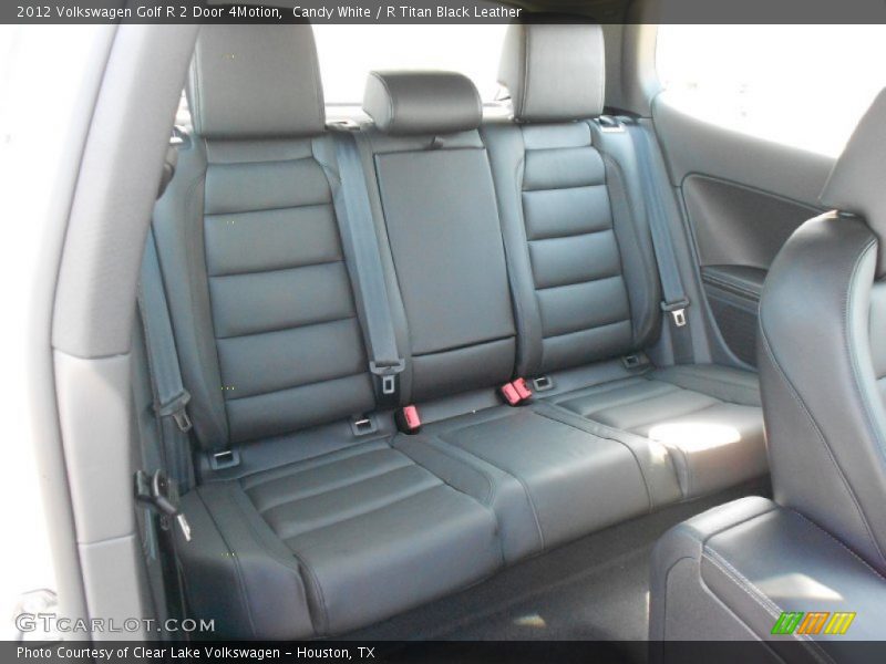 Rear Seat of 2012 Golf R 2 Door 4Motion
