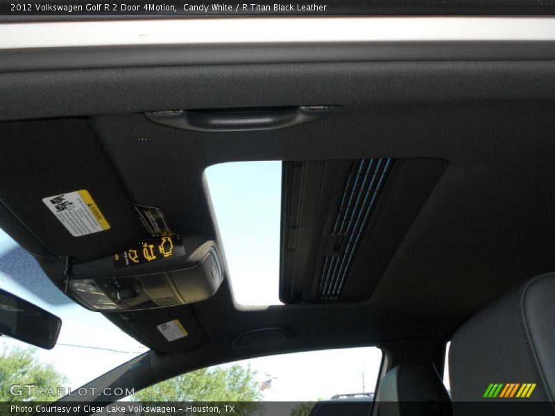 Sunroof of 2012 Golf R 2 Door 4Motion