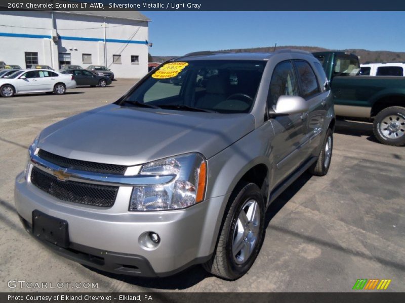 Silverstone Metallic / Light Gray 2007 Chevrolet Equinox LT AWD