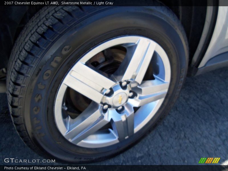 Silverstone Metallic / Light Gray 2007 Chevrolet Equinox LT AWD