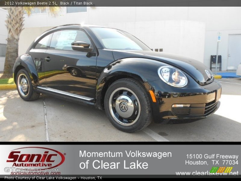Black / Titan Black 2012 Volkswagen Beetle 2.5L