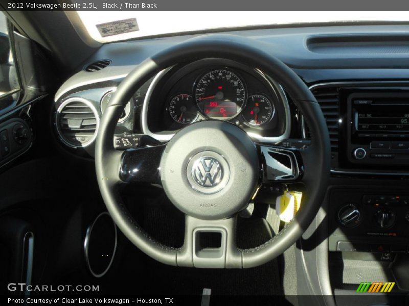 Black / Titan Black 2012 Volkswagen Beetle 2.5L
