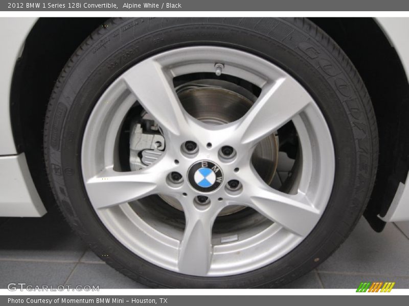Alpine White / Black 2012 BMW 1 Series 128i Convertible