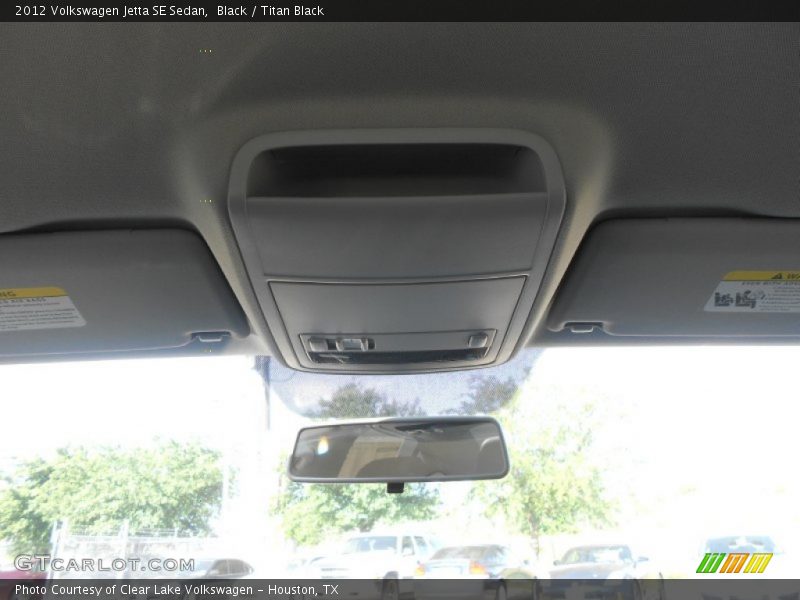 Black / Titan Black 2012 Volkswagen Jetta SE Sedan