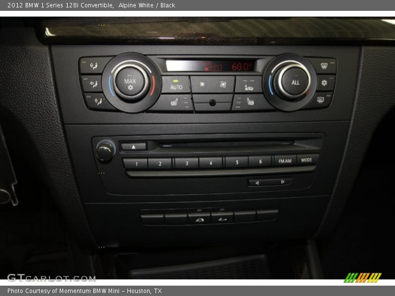 Alpine White / Black 2012 BMW 1 Series 128i Convertible