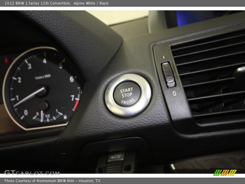 Alpine White / Black 2012 BMW 1 Series 128i Convertible