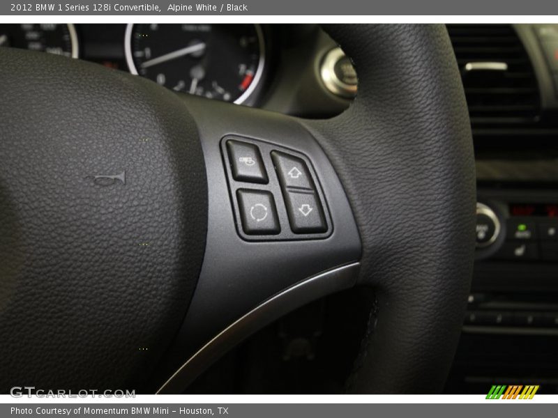 Alpine White / Black 2012 BMW 1 Series 128i Convertible
