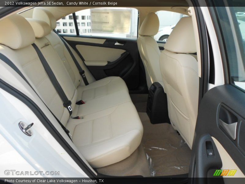 Candy White / Cornsilk Beige 2012 Volkswagen Jetta SE Sedan