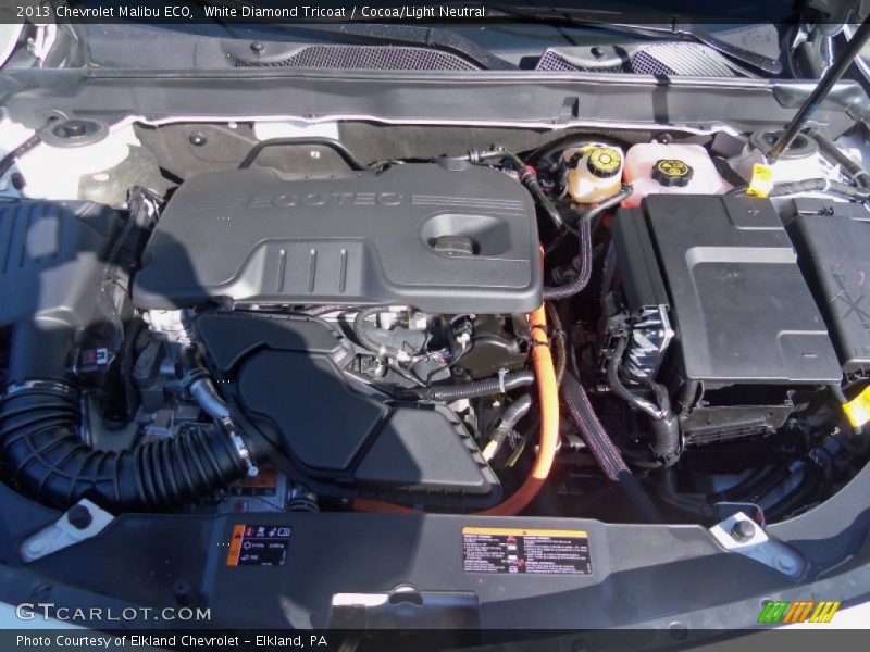 White Diamond Tricoat / Cocoa/Light Neutral 2013 Chevrolet Malibu ECO