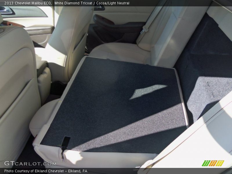 White Diamond Tricoat / Cocoa/Light Neutral 2013 Chevrolet Malibu ECO