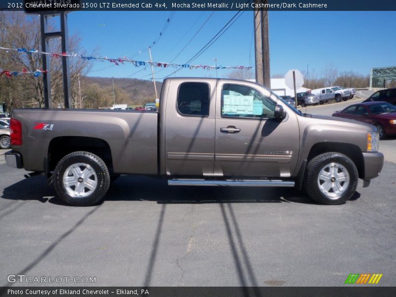 Mocha Steel Metallic / Light Cashmere/Dark Cashmere 2012 Chevrolet Silverado 1500 LTZ Extended Cab 4x4