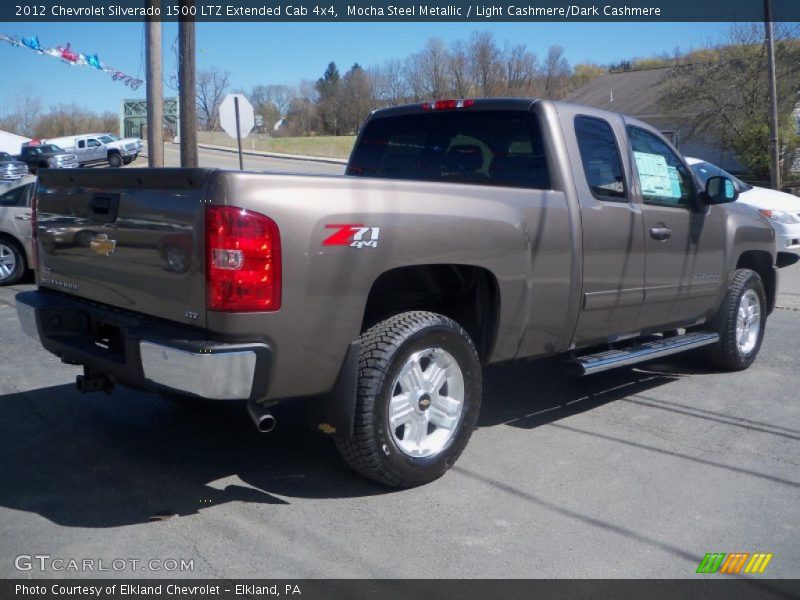 Mocha Steel Metallic / Light Cashmere/Dark Cashmere 2012 Chevrolet Silverado 1500 LTZ Extended Cab 4x4