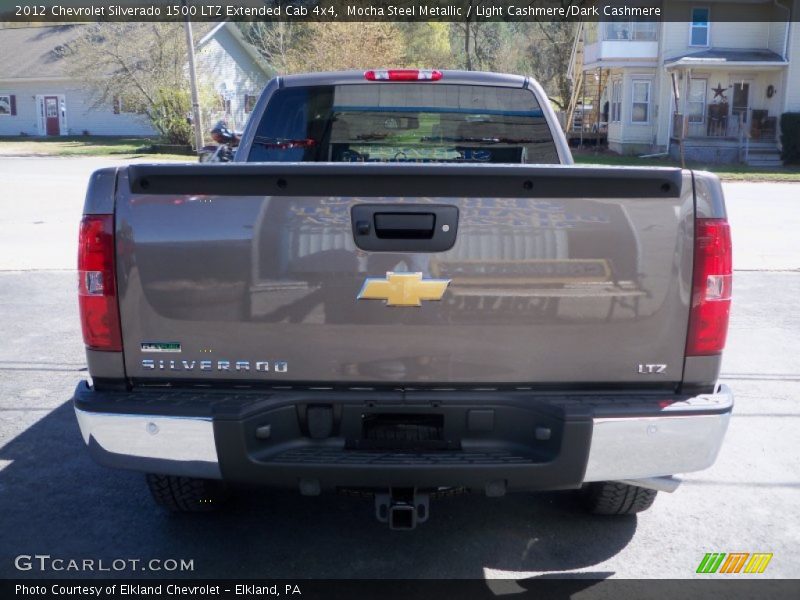 Mocha Steel Metallic / Light Cashmere/Dark Cashmere 2012 Chevrolet Silverado 1500 LTZ Extended Cab 4x4