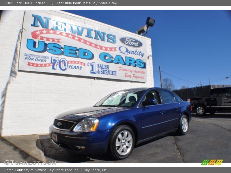 Dark Blue Pearl Metallic / Shale Grey 2005 Ford Five Hundred SEL