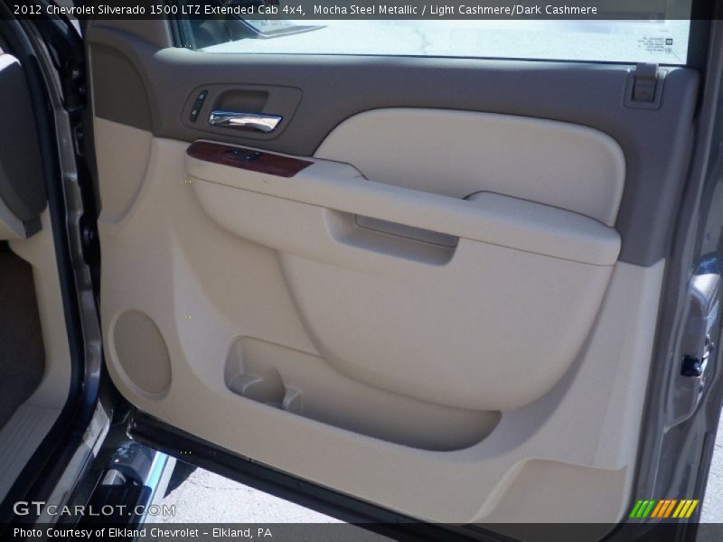 Mocha Steel Metallic / Light Cashmere/Dark Cashmere 2012 Chevrolet Silverado 1500 LTZ Extended Cab 4x4