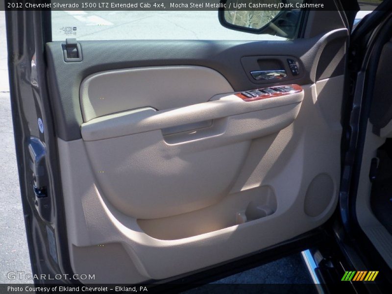 Mocha Steel Metallic / Light Cashmere/Dark Cashmere 2012 Chevrolet Silverado 1500 LTZ Extended Cab 4x4