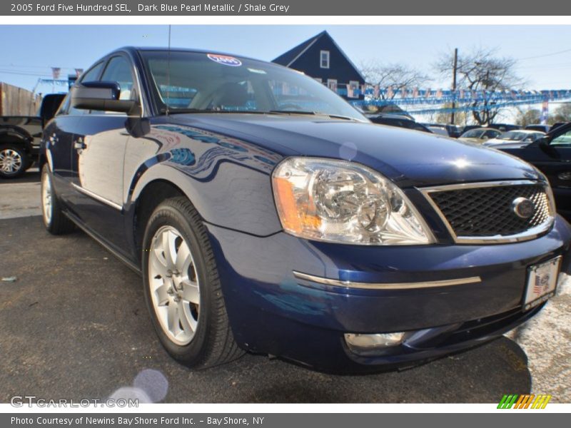Dark Blue Pearl Metallic / Shale Grey 2005 Ford Five Hundred SEL