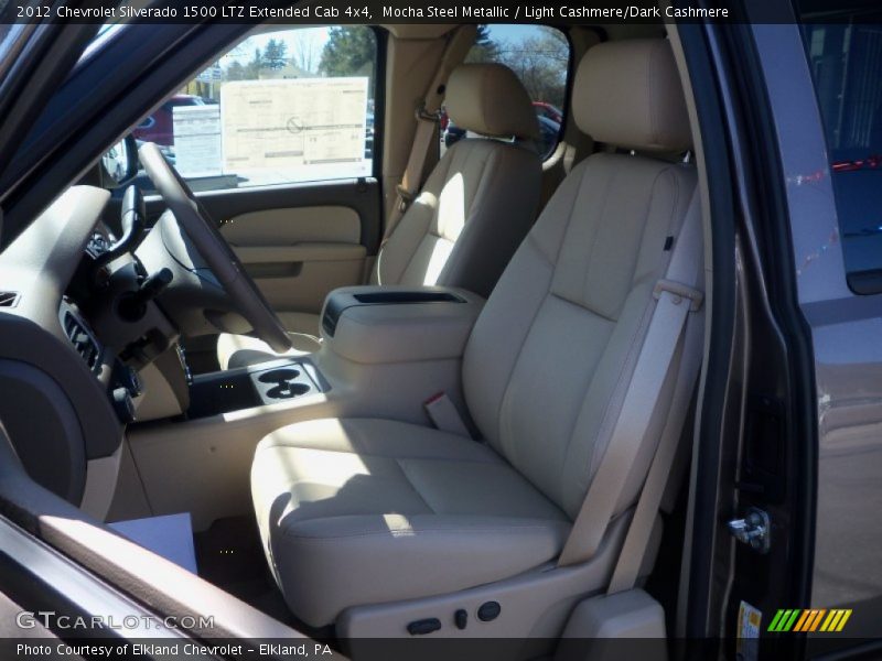 Mocha Steel Metallic / Light Cashmere/Dark Cashmere 2012 Chevrolet Silverado 1500 LTZ Extended Cab 4x4