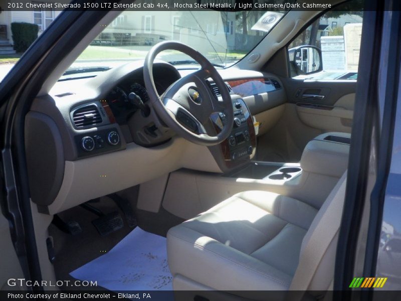Mocha Steel Metallic / Light Cashmere/Dark Cashmere 2012 Chevrolet Silverado 1500 LTZ Extended Cab 4x4