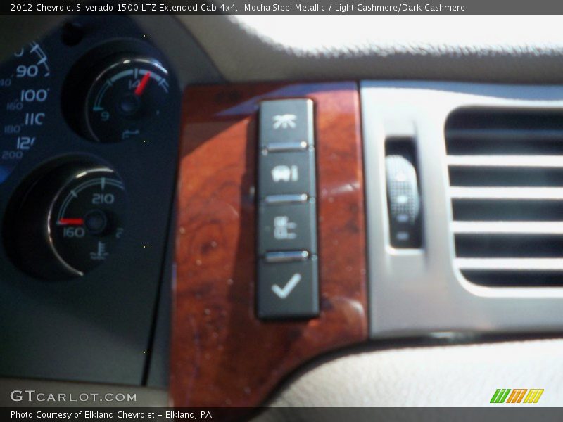 Mocha Steel Metallic / Light Cashmere/Dark Cashmere 2012 Chevrolet Silverado 1500 LTZ Extended Cab 4x4