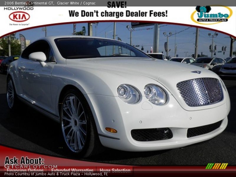 Glacier White / Cognac 2006 Bentley Continental GT