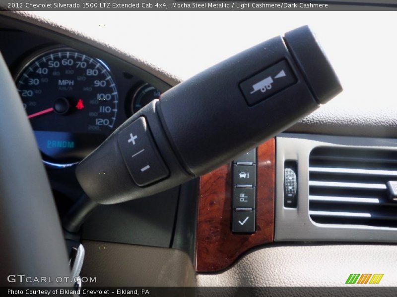 Mocha Steel Metallic / Light Cashmere/Dark Cashmere 2012 Chevrolet Silverado 1500 LTZ Extended Cab 4x4