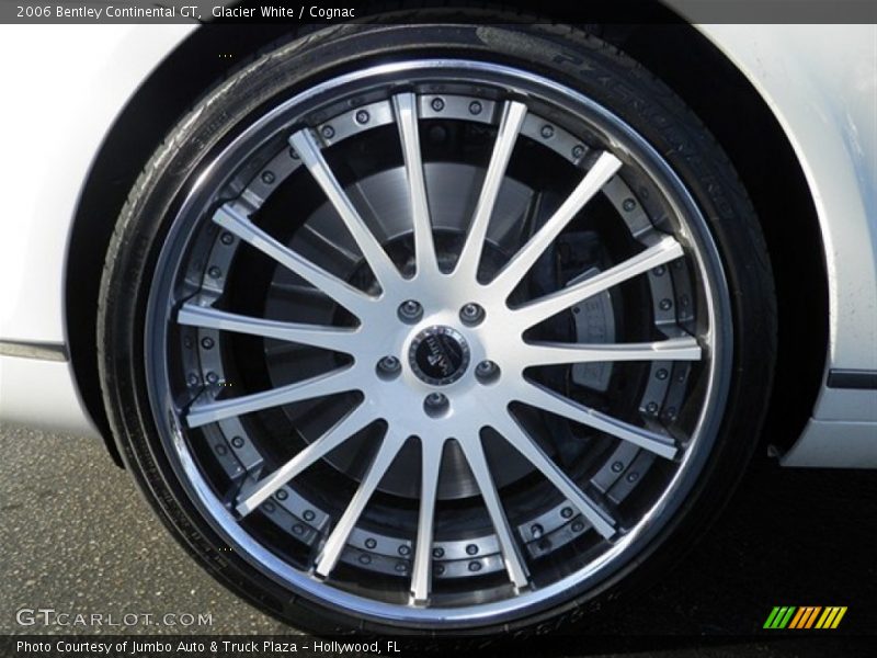 Glacier White / Cognac 2006 Bentley Continental GT