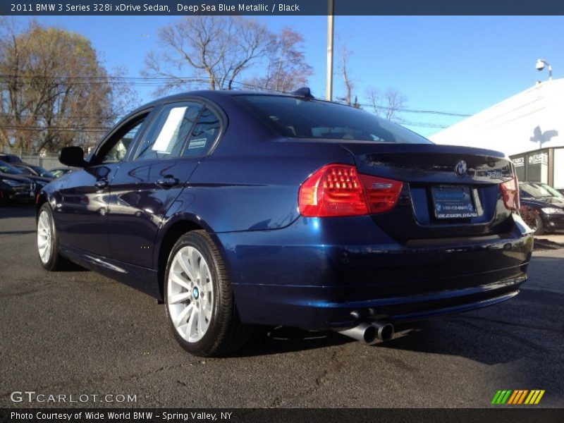 Deep Sea Blue Metallic / Black 2011 BMW 3 Series 328i xDrive Sedan