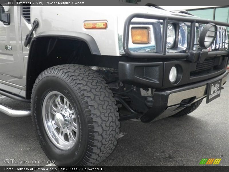 Pewter Metallic / Wheat 2003 Hummer H2 SUV