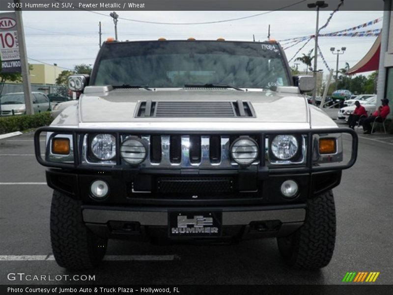 Pewter Metallic / Wheat 2003 Hummer H2 SUV