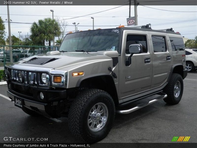 Pewter Metallic / Wheat 2003 Hummer H2 SUV