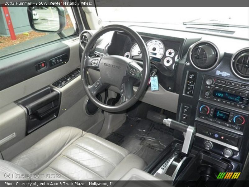 Pewter Metallic / Wheat 2003 Hummer H2 SUV