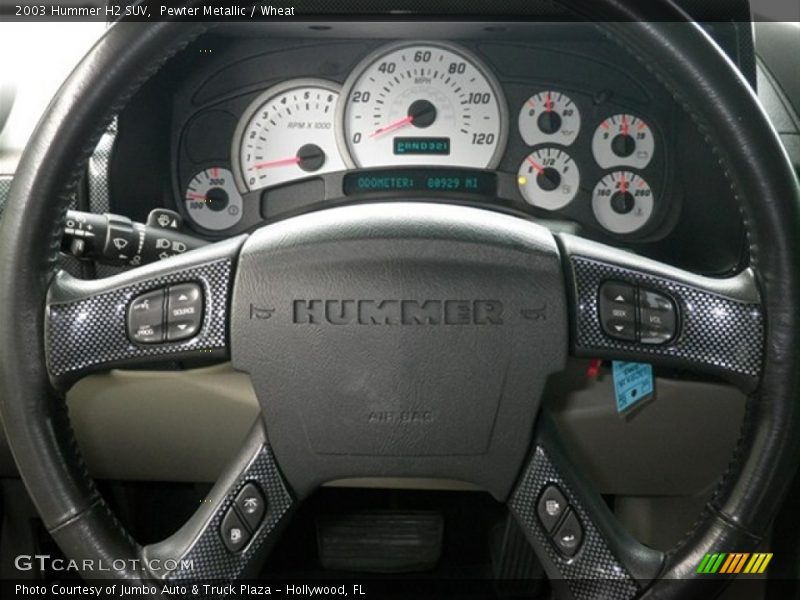 Pewter Metallic / Wheat 2003 Hummer H2 SUV