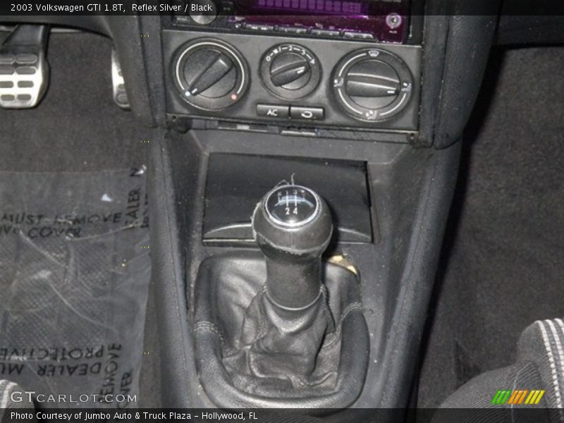Reflex Silver / Black 2003 Volkswagen GTI 1.8T