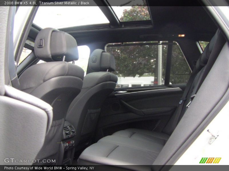 Titanium Silver Metallic / Black 2008 BMW X5 4.8i