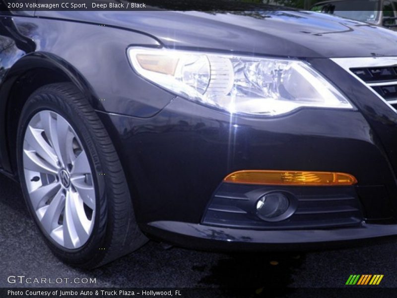 Deep Black / Black 2009 Volkswagen CC Sport