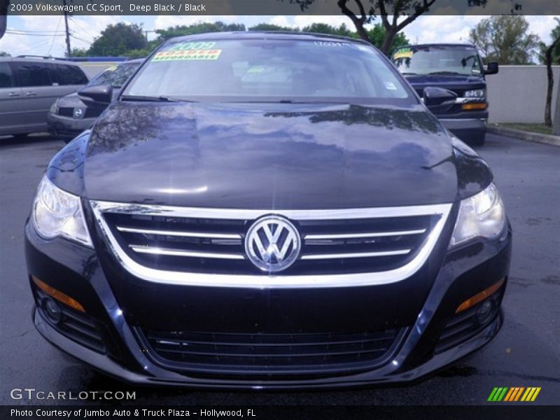 Deep Black / Black 2009 Volkswagen CC Sport