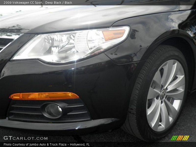 Deep Black / Black 2009 Volkswagen CC Sport