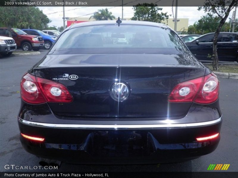 Deep Black / Black 2009 Volkswagen CC Sport