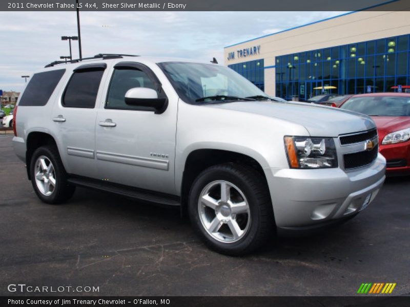 Sheer Silver Metallic / Ebony 2011 Chevrolet Tahoe LS 4x4