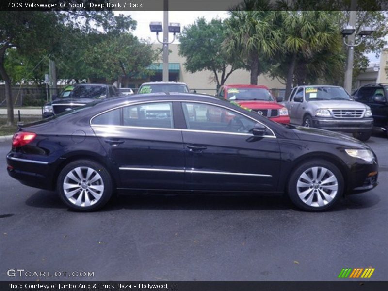 Deep Black / Black 2009 Volkswagen CC Sport