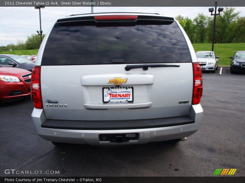 Sheer Silver Metallic / Ebony 2011 Chevrolet Tahoe LS 4x4